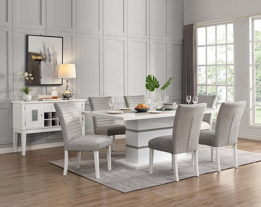 Elizaveta Dining Table W/Pedestal Base
