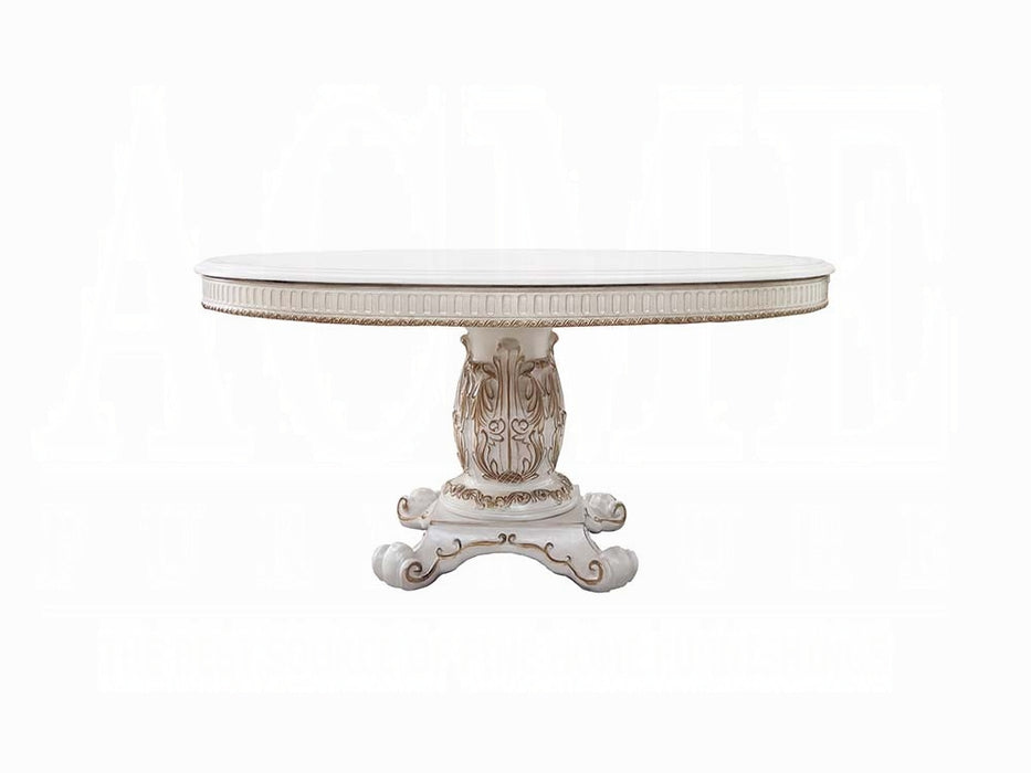 Vendome Round Dining Table W/Pedestal Base