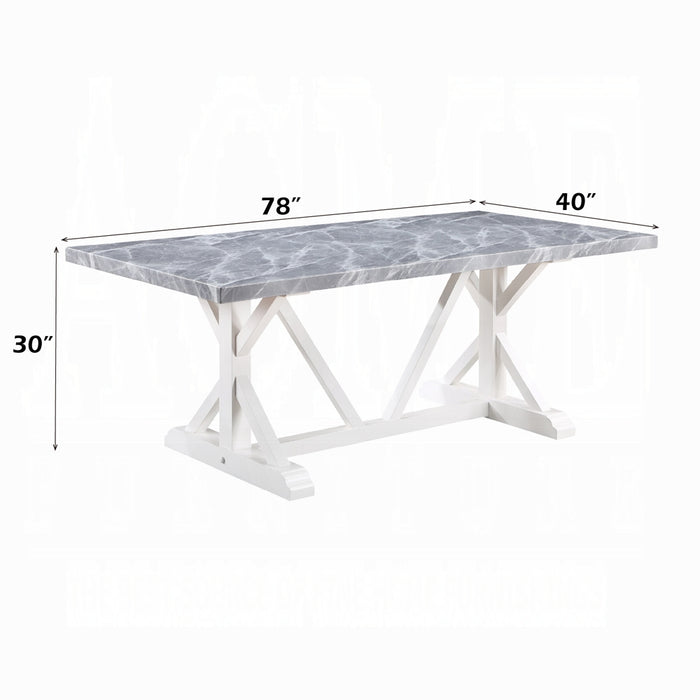 Hollyn Dining Table W/Engineered Stone Top