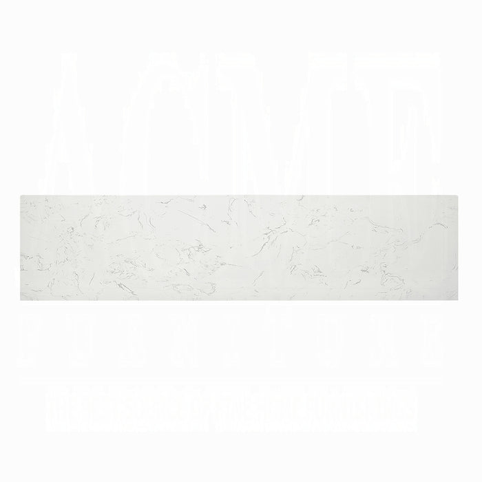 Jaramillo Server w/Natural Marble Top & Fireplace