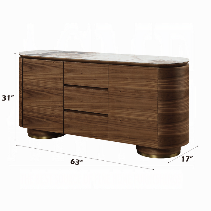 Willene Server W/Ceramic Top