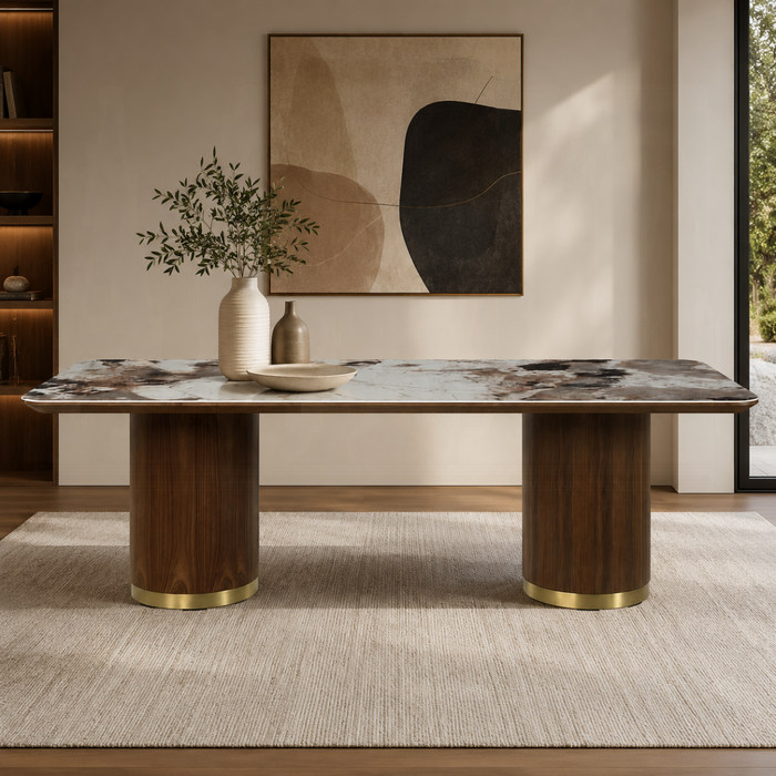 Willene Dining Table w/Ceramic Top