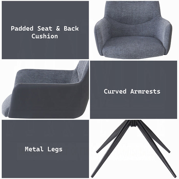 Hester Arm Chair (Set-2)