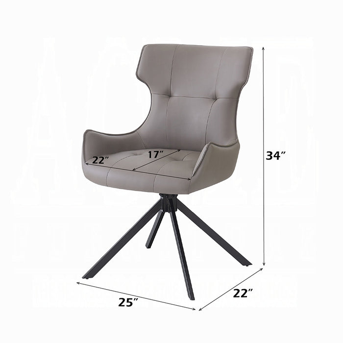 Damita Side Chair w/Swivel (Set-2)
