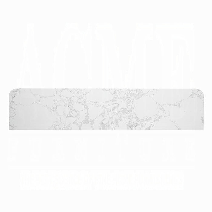 Clayten Server w/Marble Top & Fireplace