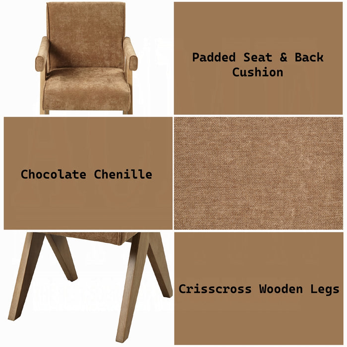 Zoey Arm Chair (Set-2)