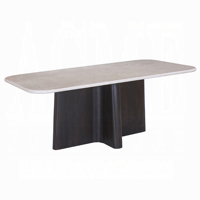 Jacory Dining Table w/Bottocino Marble Top