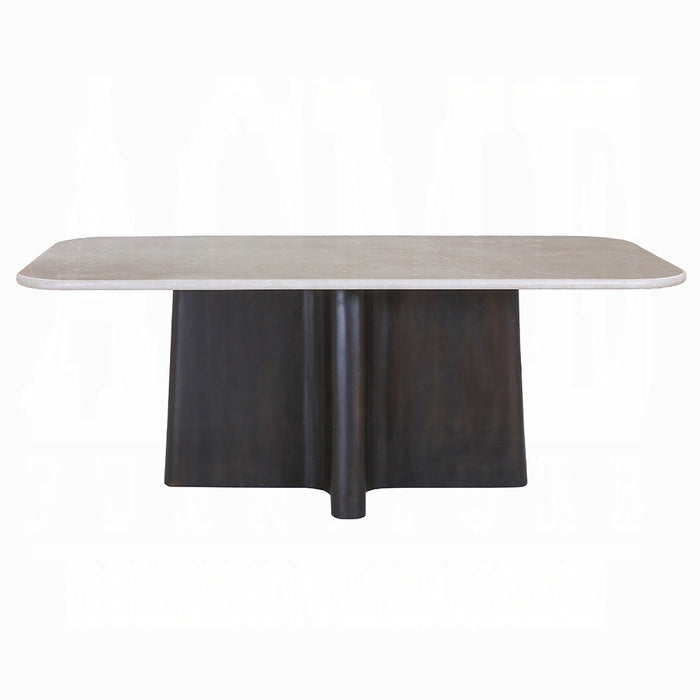 Jacory Dining Table w/Bottocino Marble Top