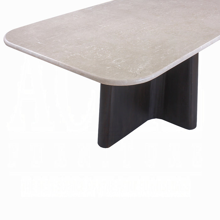 Jacory Dining Table w/Bottocino Marble Top