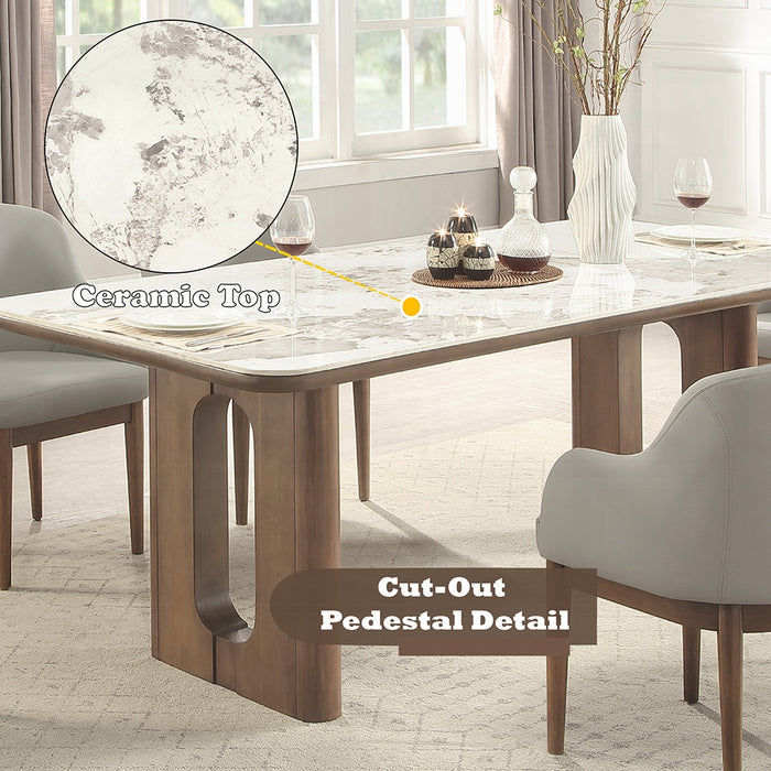Harvey Dining Table w/Ceramic Top
