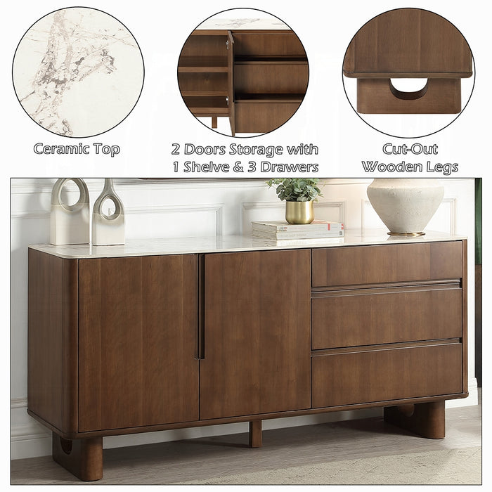 Harvey Server w/Ceramic Top