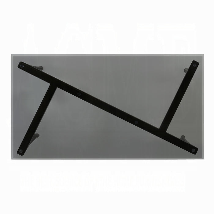 Danzel Dining Table w/Glasss Top