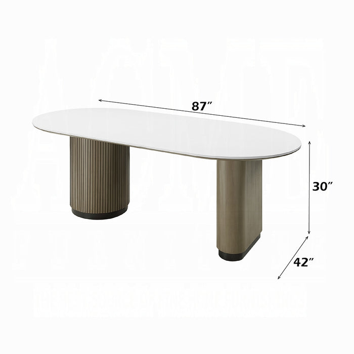 Clayten Dining Table w/Engineered Top