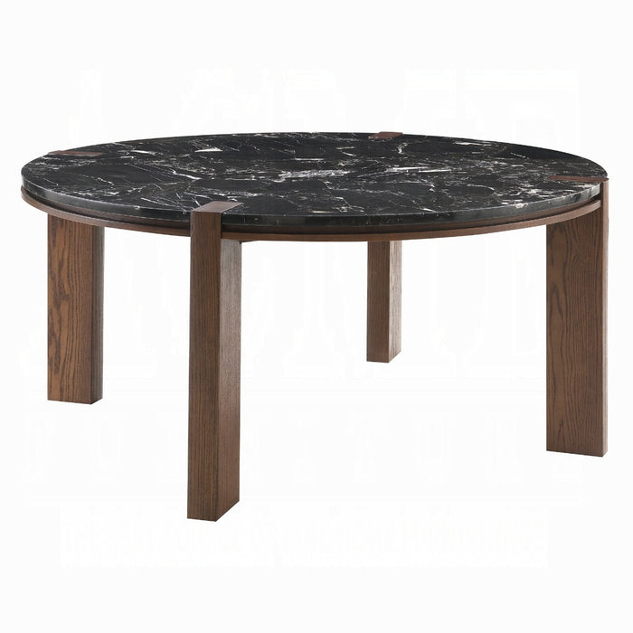 Estella Round Dining Table w/Marble Top
