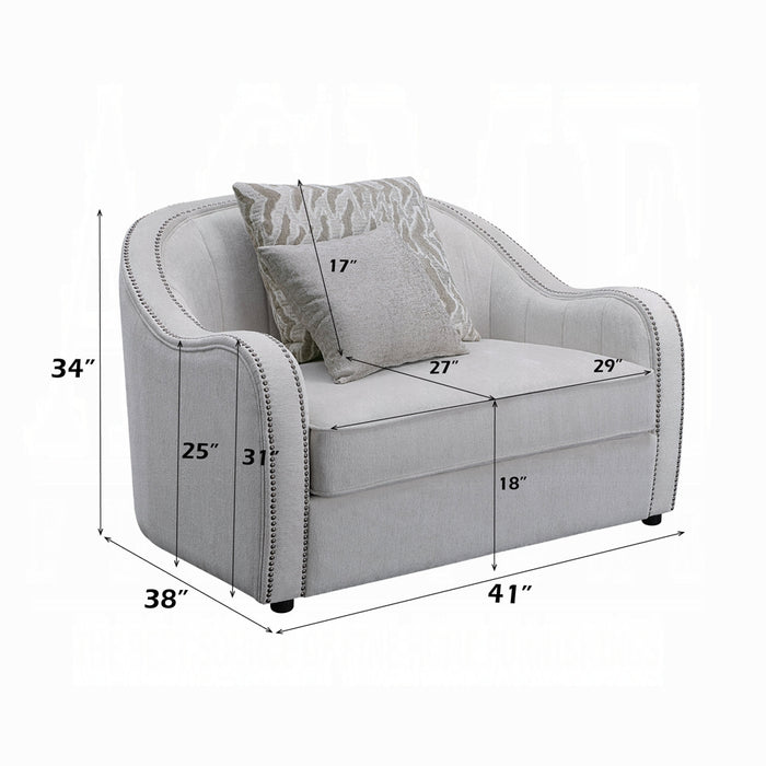 Mahler Chair W/2 Pillows