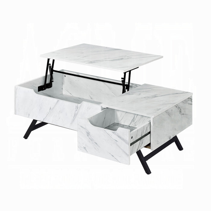 Throm Coffee Table W/Lift Top (White)