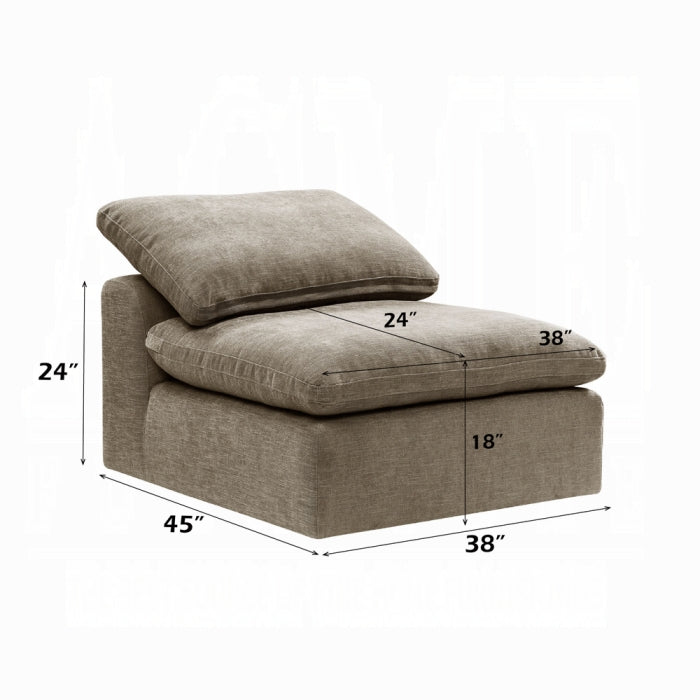 Naveen Modular - Armless Chair (beige)