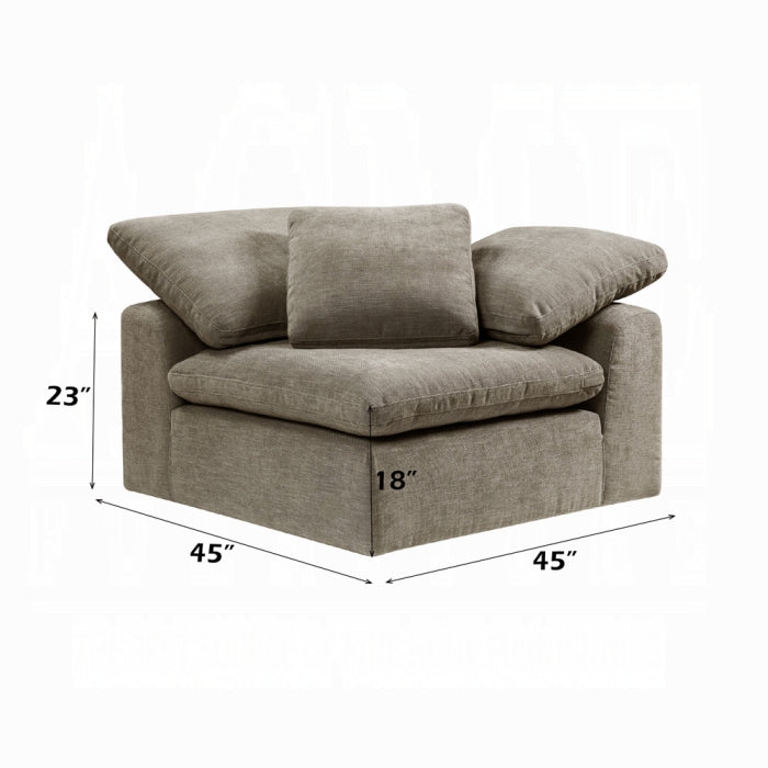 Naveen Modular - Wedge W/Pillow (beige)