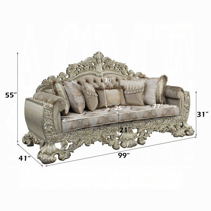 Sorina Sofa W/7 Pillows