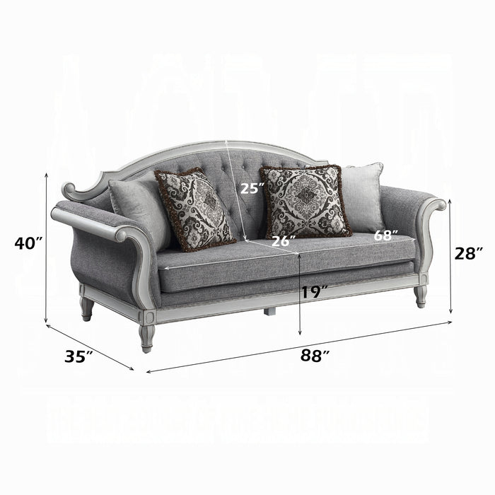 Florian Sofa W/4 Pillows