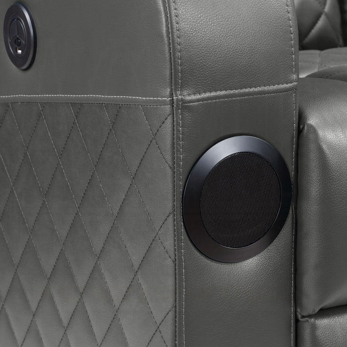 Alair Power Motion Recliner W/Bluetooth, Wireless Charger & Cupholder