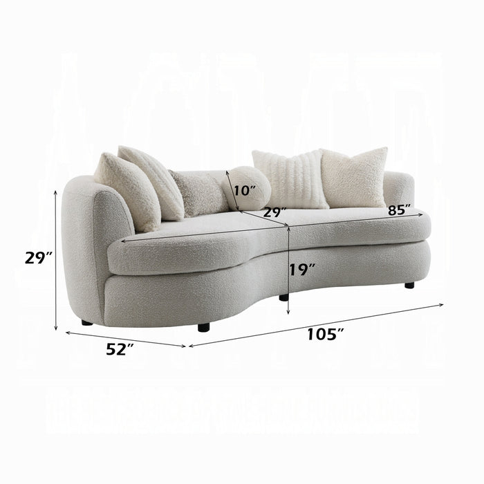 Iniko Sofa W/6 Pillows