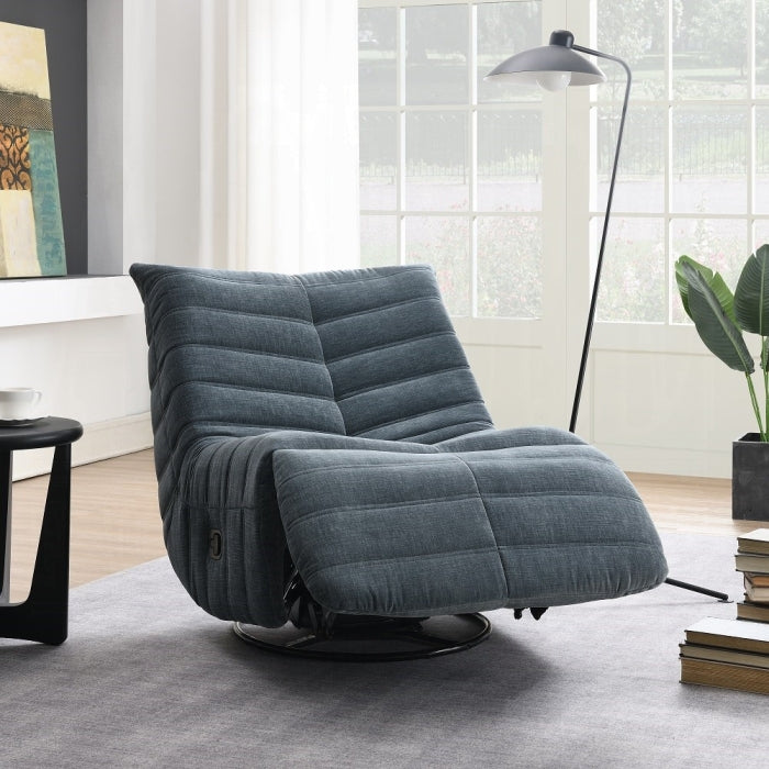Talmon RECLINER W/SWIVEL (Charcoal Grey)