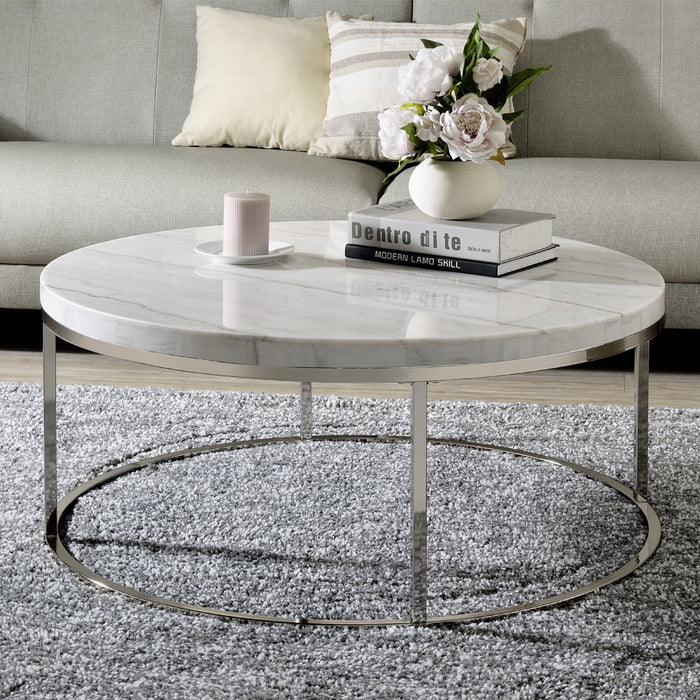 Zaidee COFFEE TABLE W/MARBLE
