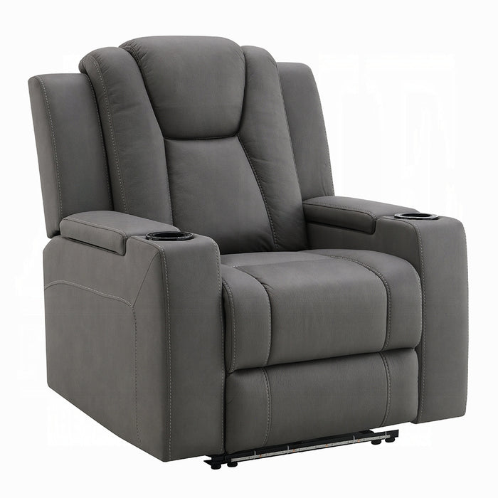 Leuco Power Motion Recliner w/Cup Holder, Control, LED & Power Headrest