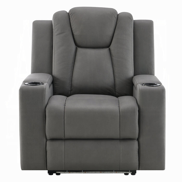 Leuco Power Motion Recliner w/Cup Holder, Control, LED & Power Headrest