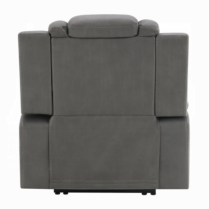 Leuco Power Motion Recliner w/Cup Holder, Control, LED & Power Headrest