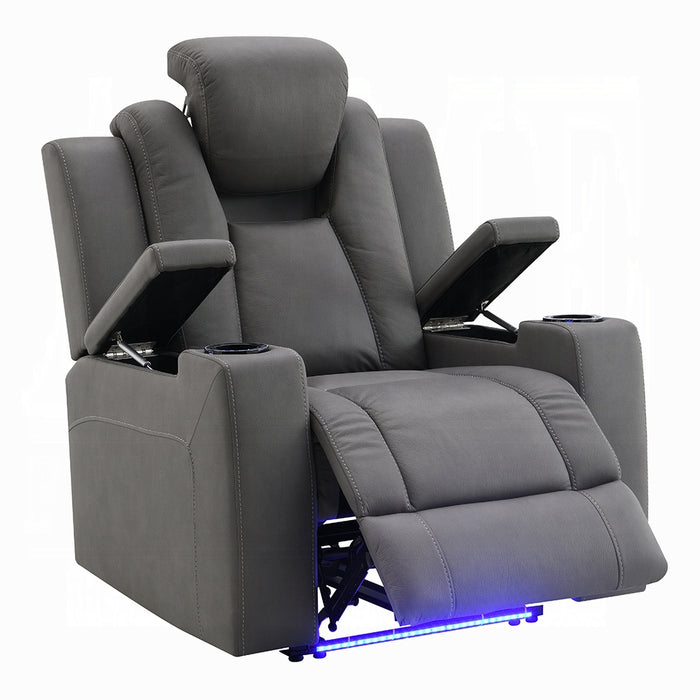 Leuco Power Motion Recliner w/Cup Holder, Control, LED & Power Headrest