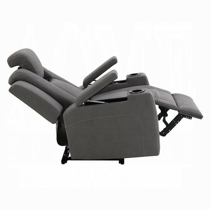 Leuco Power Motion Recliner w/Cup Holder, Control, LED & Power Headrest