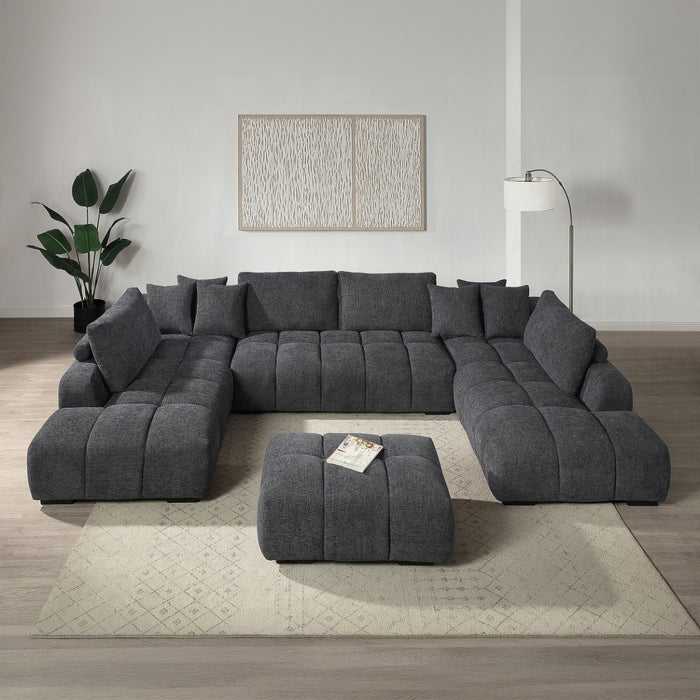 Chosen Sectional Sofa w/6 Pillows