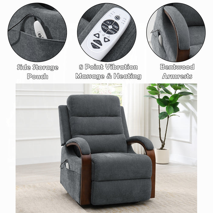 Kayla Power Recliner w/Lift & Heating & Massage
