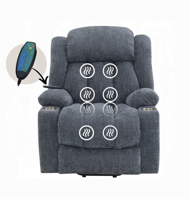 Omarion Power Recliner w/Lift, Heating & Massage