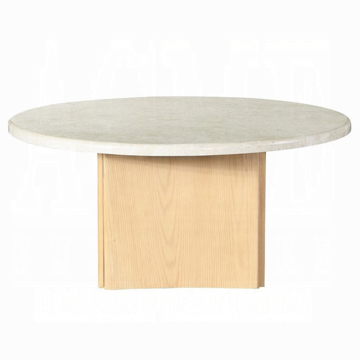 Qwin Coffee Table W/Marble Top