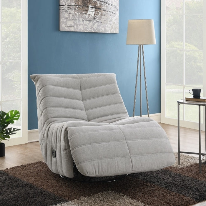 Talmon RECLINER W/SWIVEL (Light Grey)