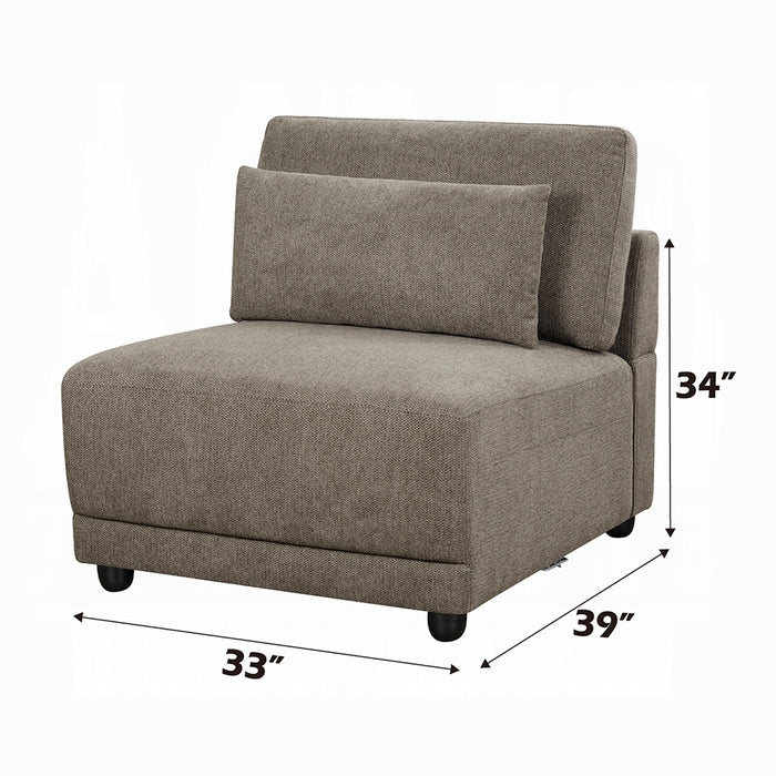 Rylie Modular - Armless Chair w/Pillow