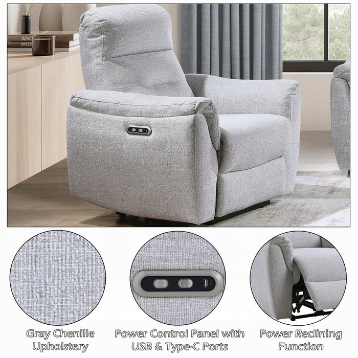 Eastre Power Motion Recliner w/USB Port