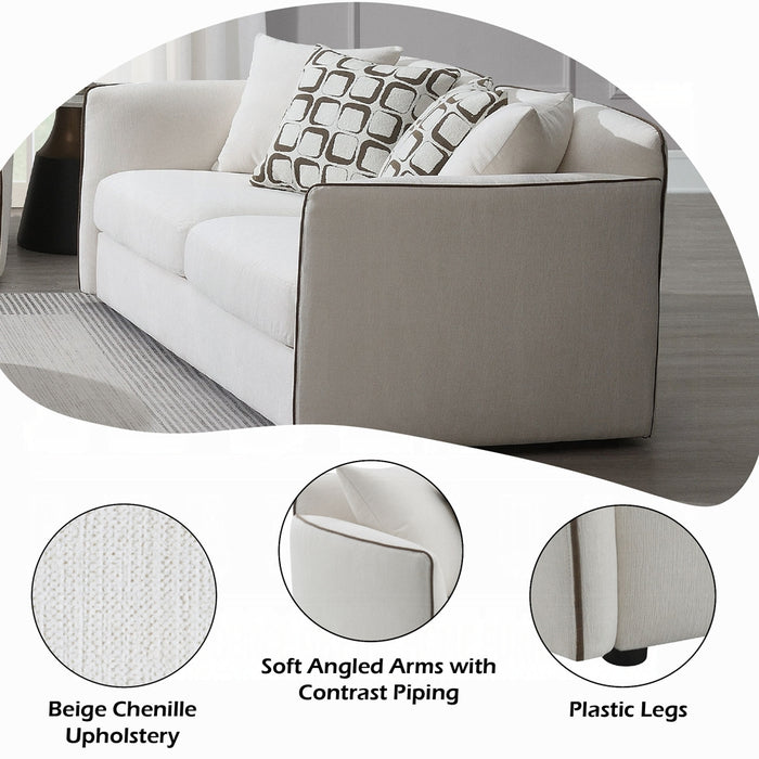 Yolanda Loveseat w/4 Pillows