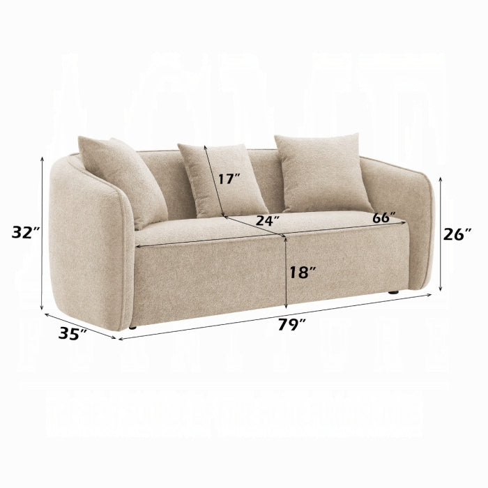 Keith Loveseat w/3 Pillows