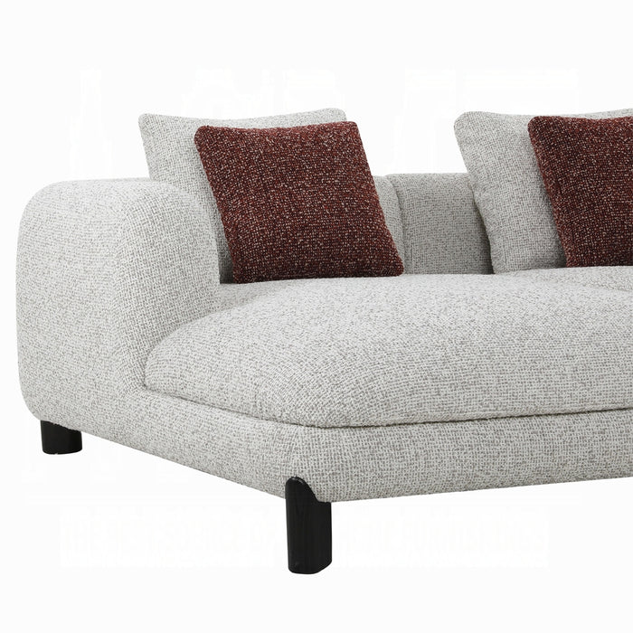Mardi Sectional Sofa w/6 Pillows