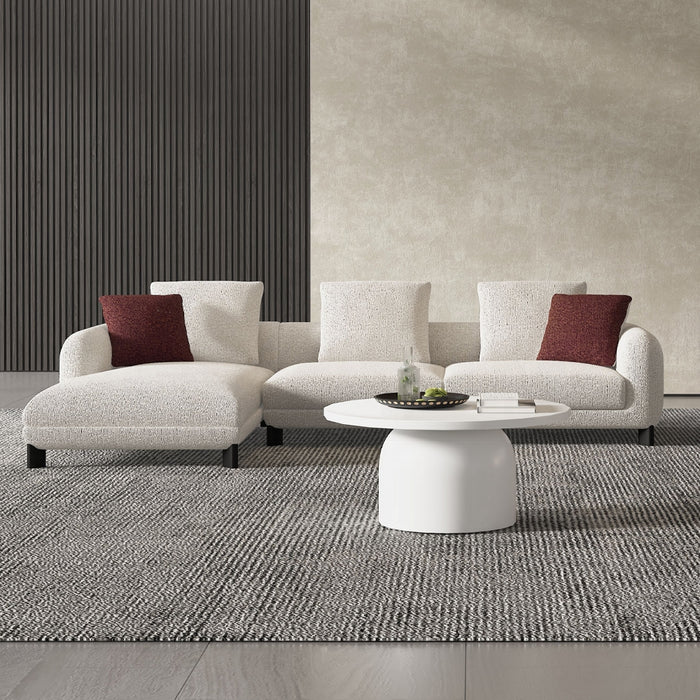 Mardi Sectional Sofa w/6 Pillows