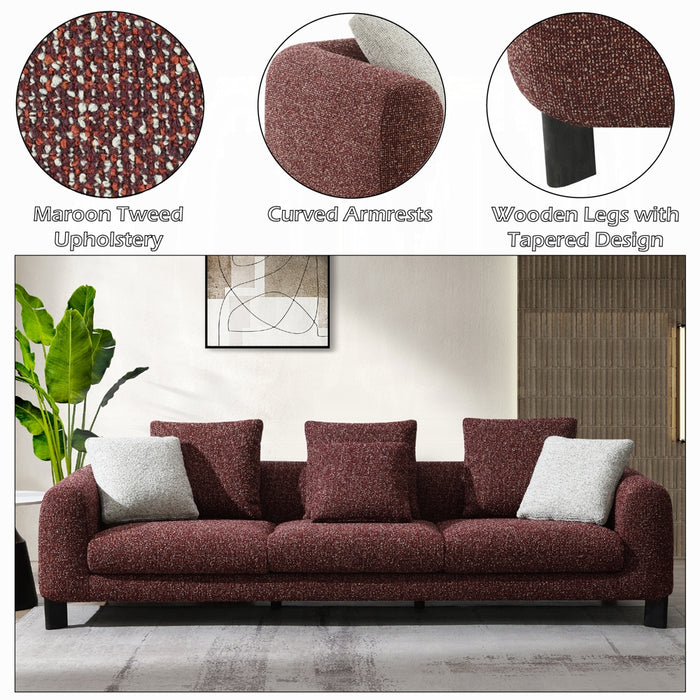 Mardi Sofa w/6 Pillows