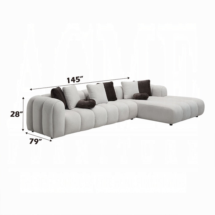 Manilla Sectional Sofa w/8 Pillows Special Price