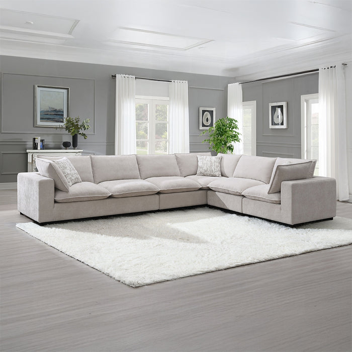 Marisa Modular Left Facing Loveseat w/2 Pillows