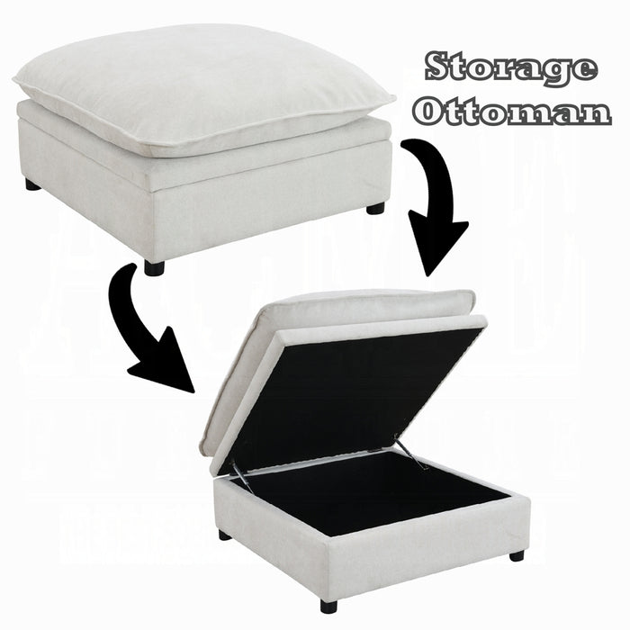 Marisa Modular Ottoman w/Storage