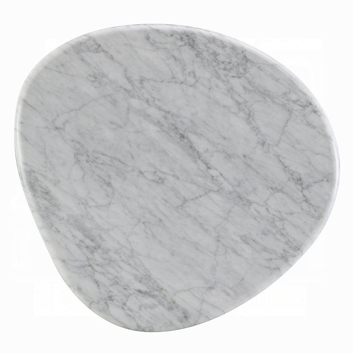 Haidar End Table w/Natural Marble