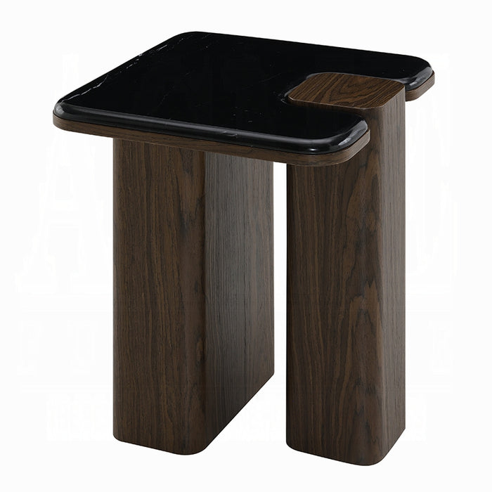 Dana End Table w/Natural Marble